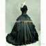 Southern Belle Ball Gown Reenactment Lolita Dress Halloween Costume Black