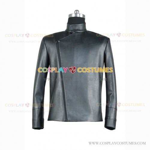 Doctor Who Cosplay Davros Costume Black Leather Jacket