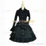 Elegant Baroque style Gothic Lolita Dress Black