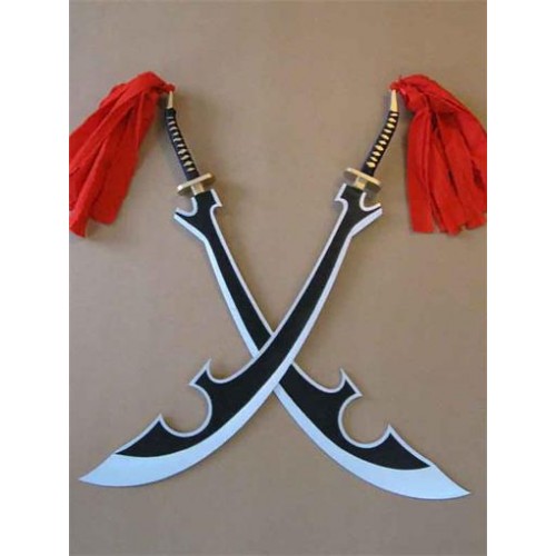 43" Bleach katenkyoukotsu Double Swords Cosplay Prop-0023