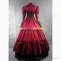 Gothic Steampunk Medieval Fantasy Theatrical Premium Quality Costume Dress Wine