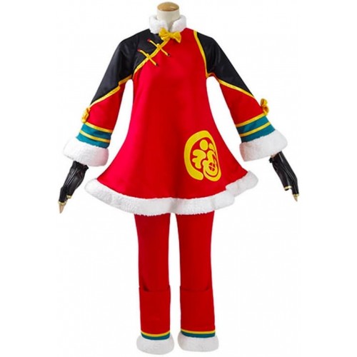 Vocaloid Hatsune Miku Lion Dance Ver. Cosplay Costume