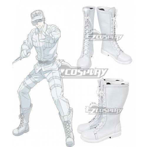 Cells At Work Hataraku Saibou Neutrophil White Shoes Cosplay Boots