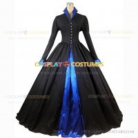 Gothic Renaissance Prom Black Victorian Style Queen Dress