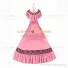 Civil War Victorian Rococo Lolita Armelloses Kleid Evening Gown Pink Dress