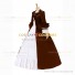 Victorian Style 18th Century Southern Belle Masquerade Brown Ball Gown Dress