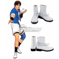 King of Fighters SNK Sie Kensou White Shoes Cosplay Boots