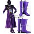 Uchuu Sentai Kyuranger Ryu Commander Shou Ronpo Purple Shoes Cosplay Boots