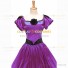 Civil War Southern Belle Lolita Victorian Theater Dark Purple Long Ball Gown Dress