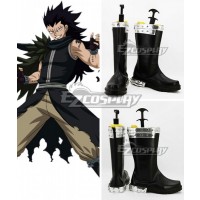 Fairy Tail Phantom Lord Dragon Slayer Gajeel Reitfox Black Cosplay Shoes