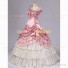 Southern Belle Alice in Wonderland Fancy Fairytale Dress Peach Pink