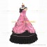 Steampunk Southern Belle Saloon Girls Theater Ruffles Pink Dress Evening Gown