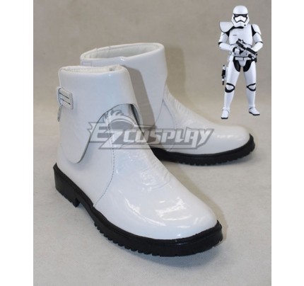 Star Wars The Force Awakens Stormtrooper White Cosplay Shoes