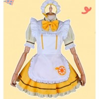 Love Live Sunshine Aqours Chika Takami Coffee Maid Cosplay Costume