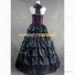 High Quality Victorian Gothic Jacquard Halterneck Dress Rose