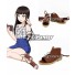 Love Live! Sunshine!! Kurosawa Dia Brown Cosplay Shoes