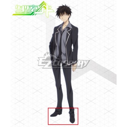 Qualidea Code Kasumi Chigusa Black Cosplay Shoes