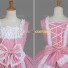 Sleeveless Pink Sweet Love Lolita Dress Tiered Polka Dot Dress