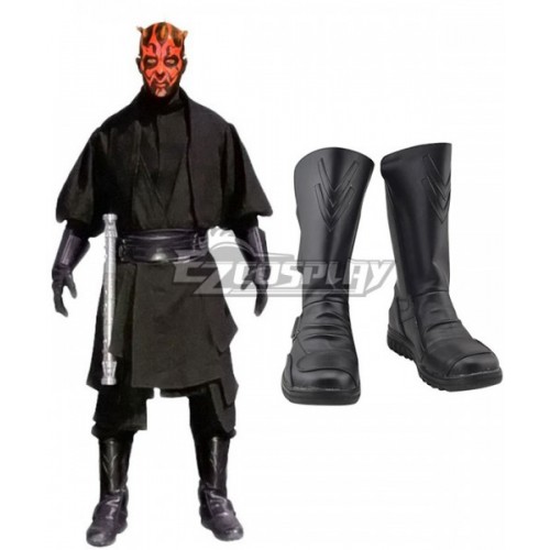 Star Wars Darth Maul Black Shoes Cosplay Boots - B Edition