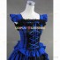 Antique Victorian Fairytale Gown Fancy Dress Stage Dress Blue