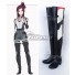 Macross Delta Macross Δ Mirage Farina Jenius Black Shoes Cosplay Boots