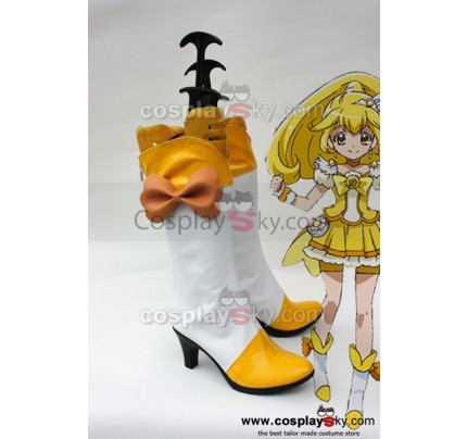 Smile Precure! Pretty Cure Yayoi Kise Cure Peace Cosplay Shoes Boots