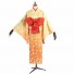 Demon Slayer: Kimetsu No Yaiba Zenitsu Agatsuma Female Kimono Cosplay Costume