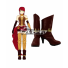 RWBY Beacon Academy Team JNPR Pyrrha Nikos Brown Shoes Cosplay Boots