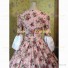 Alice in Wonderland Fancy Dress Floral Print Ball Gown Ladies Dress