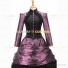 Gothic Victorian Marie Antoinette Theater Layered Evening Gown Purple Dress