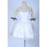 Love Live Bibi Maki Nishikino White Party Dress Cosplay Costume