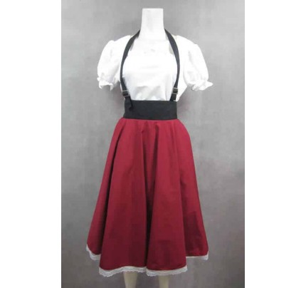 Axis Powers Hetalia Italy Female Cosplay Costume