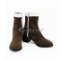 Danganronpa V3: Killing Harmony Maki Harukawa Brown Shoes Cosplay Boots