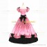 Civil War Southern Belle Lolita Victorian Theater Pink Long Ball Gown Dress