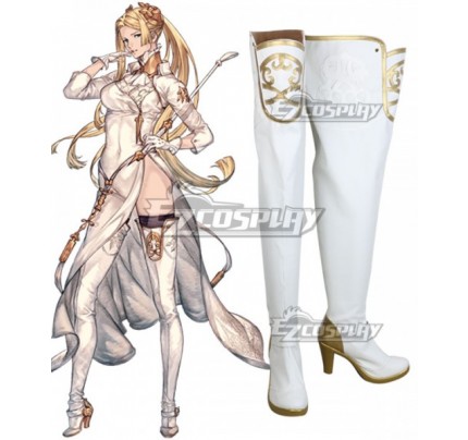 NieR: Automata YoRHa Infantry Squad Commander White Shoes Cosplay Boots