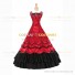 Romantic Southern Belle Marie Antoinette Theater Steampunk Ball Gown Red Dress