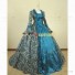 Victorian Style Brocaded Party Ball Gown Fancy Dress Emerald