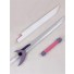 37" Magical Girl Lyrical Nanoha Signum Sword with Sheath PVC Cosplay Prop