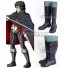 Fate Grand Order Berserker Hijikata Toshizou Black Green Cosplay Boots