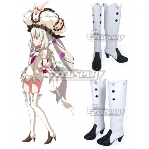 Fate Grand Order Marie Antoinette White Shoes Cosplay Boots