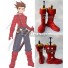 Tales Of Symphonia Lloyd Irving Red Cosplay Shoes