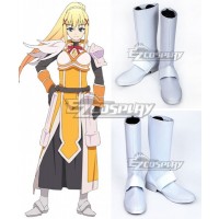 Kono Subarashii Sekai ni Shukufuku o Darkness White Shoes Cosplay Boots