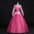 Sleeping Beauty Princess Aurora Pink Dress Cosplay CostumeWith Cape
