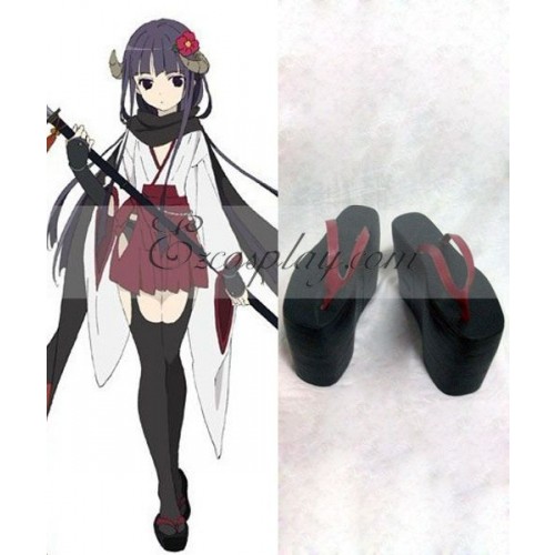 Inu x Boku SS Ririchiyo Shirakiin Witch Cosplay Clog Old version