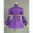 Elegant Victorian Style Blouse Ruffle Reenactment Blouse Purple