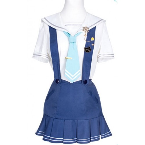 Love Live Rin Hoshizora Marine Ver Sailor Cosplay Costume