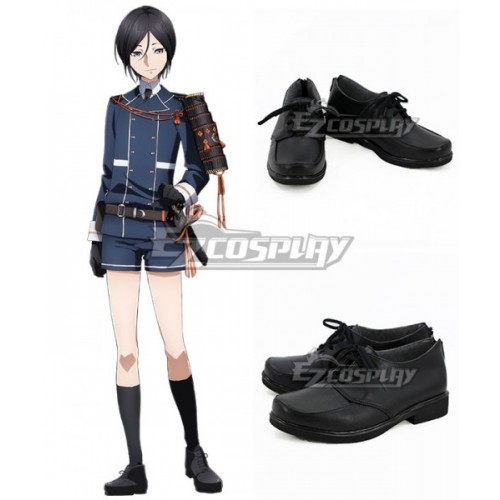 Touken Ranbu Online Yagen Toushirou Black Cosplay Shoes