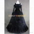 Gothic Southern Belle Off Shoulder Black Bow Lolita Dress