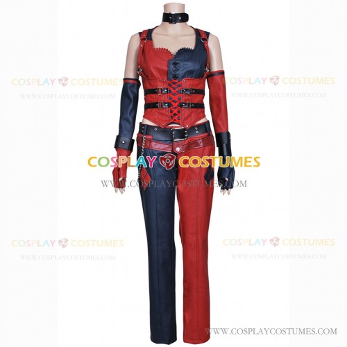 Batman Cosplay Costume Harley Quinn Leather Uniform