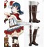 Love Live! Sunshine!! Yoshiko Tsushima Christmas Ver. Brown Shoes Cosplay Boots